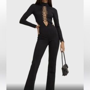 I.AM.GIA sabrina Black Cut-Out Jumpsuit XXS